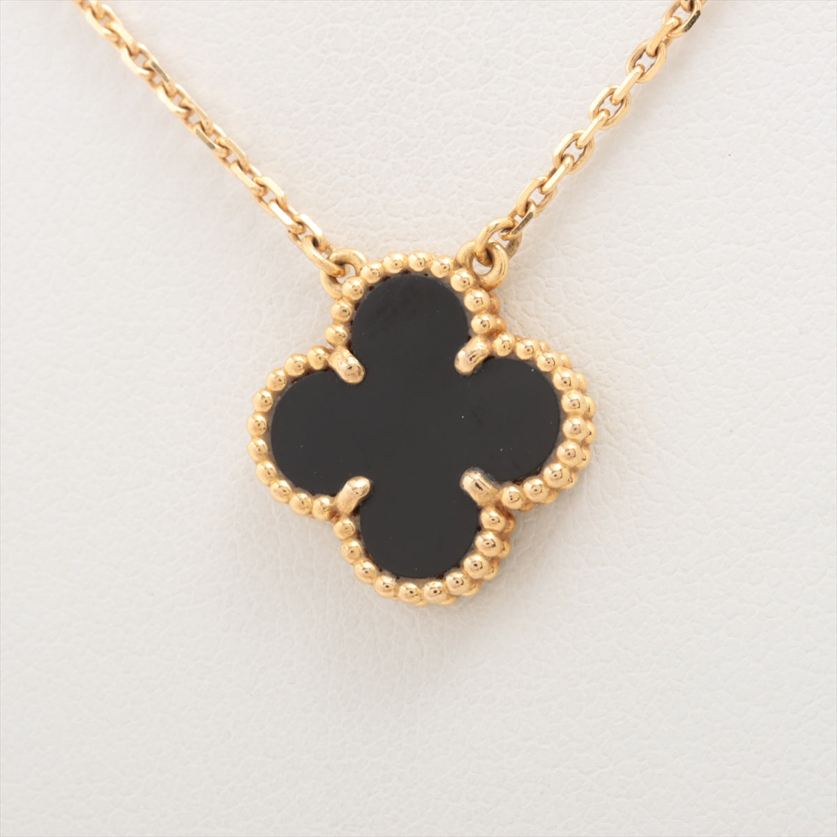 Van Cleef & Arpels Vintage Alhambra Onyx Necklace – The Purse Affair