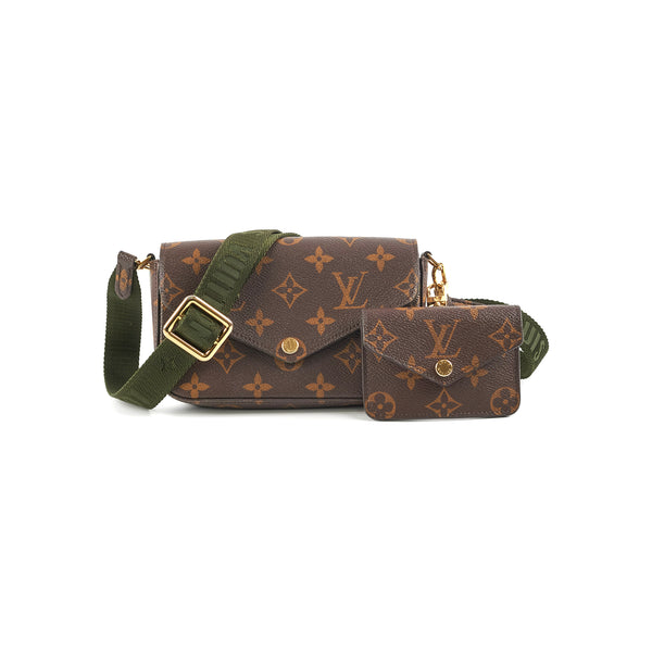 Louis Vuitton Pre-owned Monogram Felicie Strap and Go Shoulder Bag - Brown