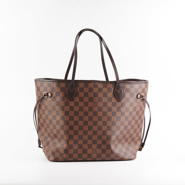 Louis Vuitton Neverfull Bag MM Damier Ebene - THE PURSE AFFAIR