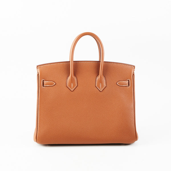 Hermès Birkin 25 Etain Swift - X Stamp - THE PURSE AFFAIR