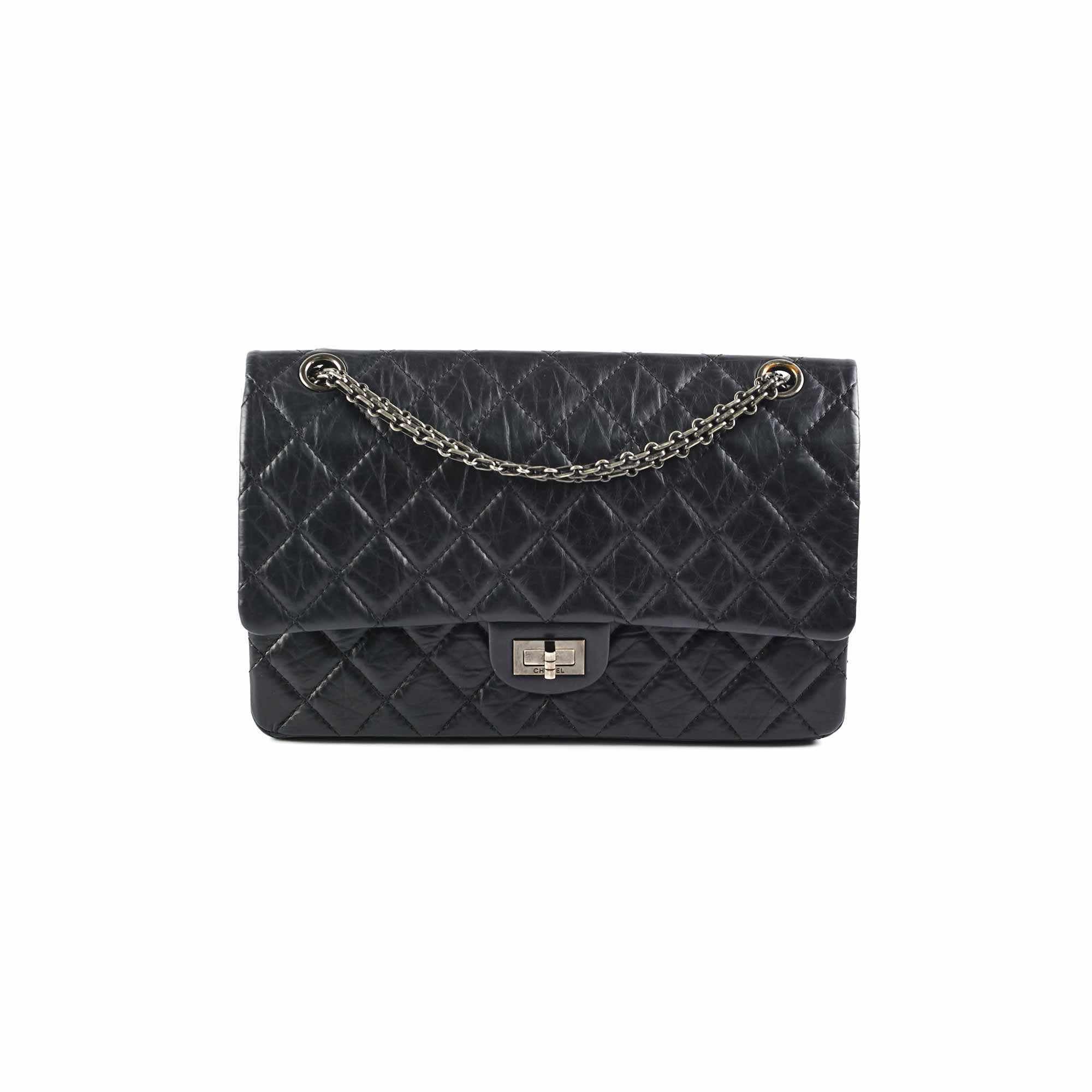 Chanel Reissue 226 Black Shoulder Bag THE PURSE AFFAIR