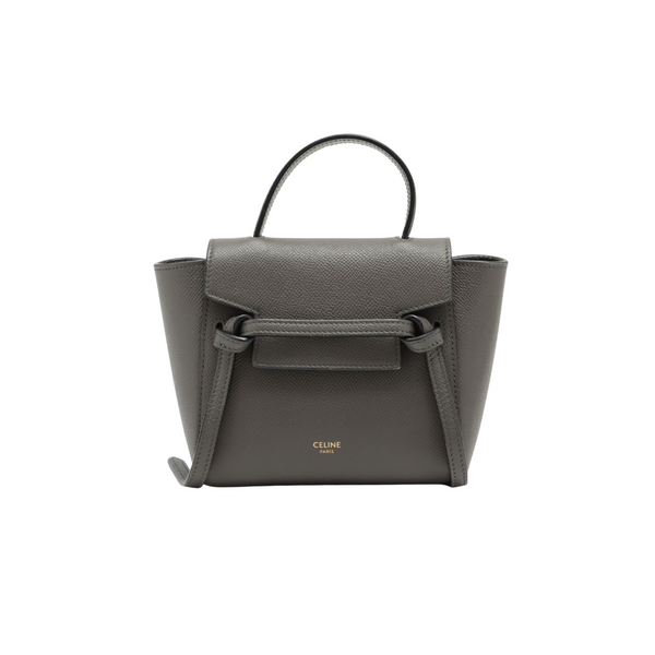 Celine Pico Belt Bag Grey - THE PURSE AFFAIR