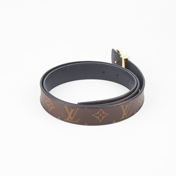 Louis Vuitton Monogram Canvas Cabochon Belt Size 95/38