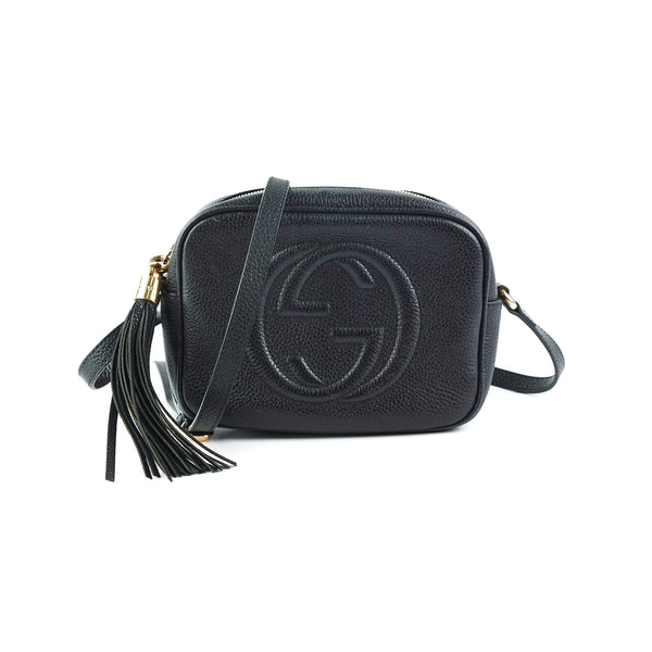 Gucci Soho Disco Crossbody Bag Black - THE PURSE AFFAIR