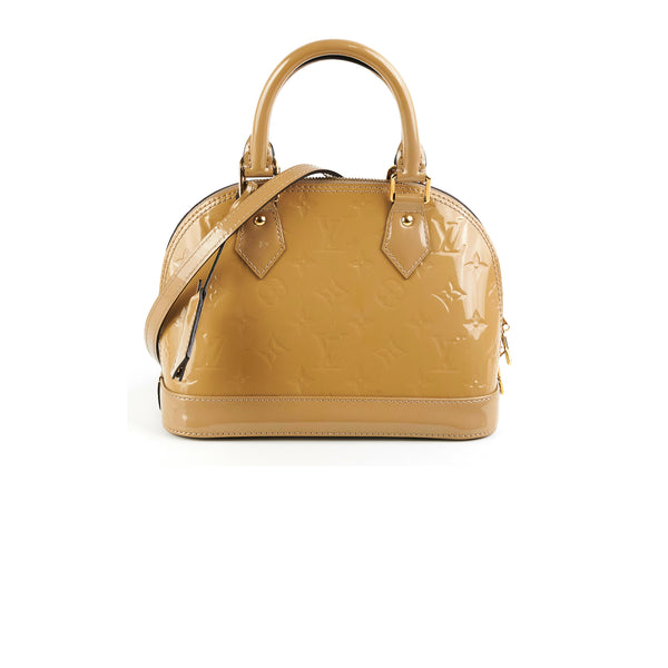 Louis Vuitton Vernis Montaigne BB Beige - THE PURSE AFFAIR