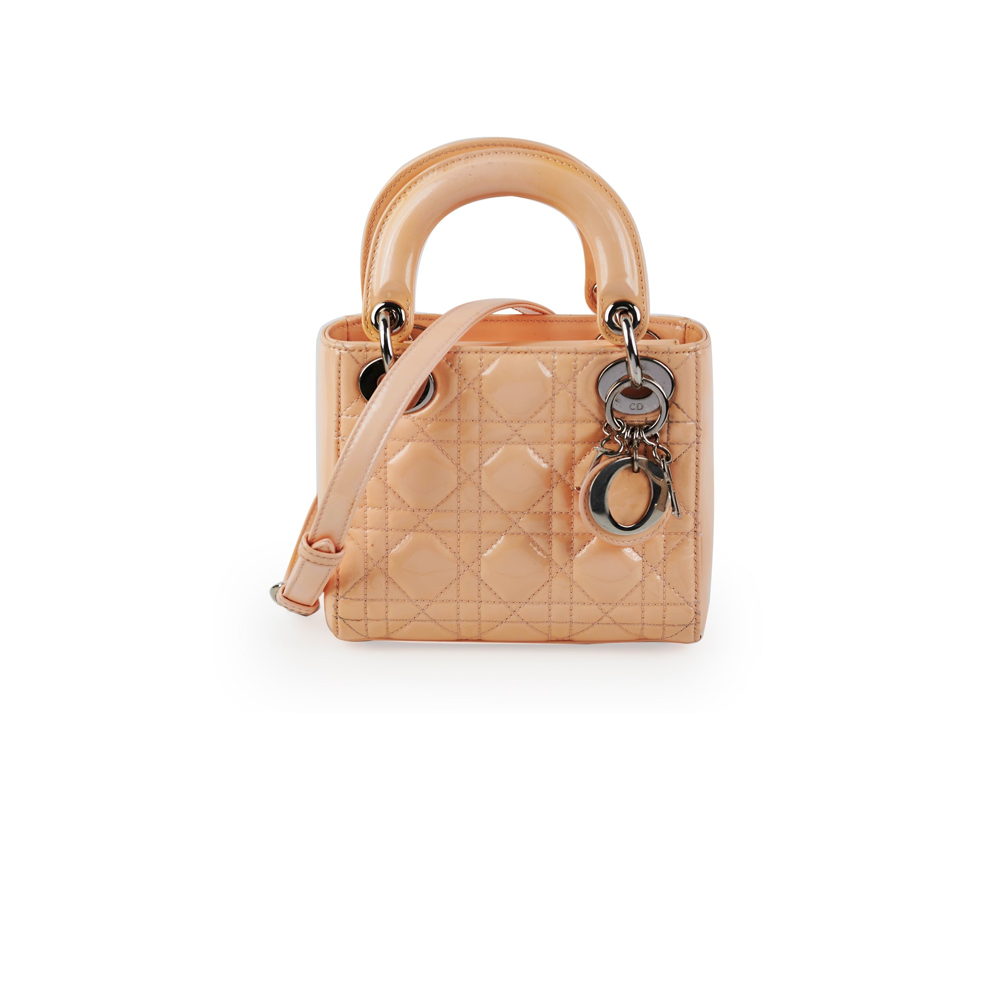 Lady dior mini on sale patent