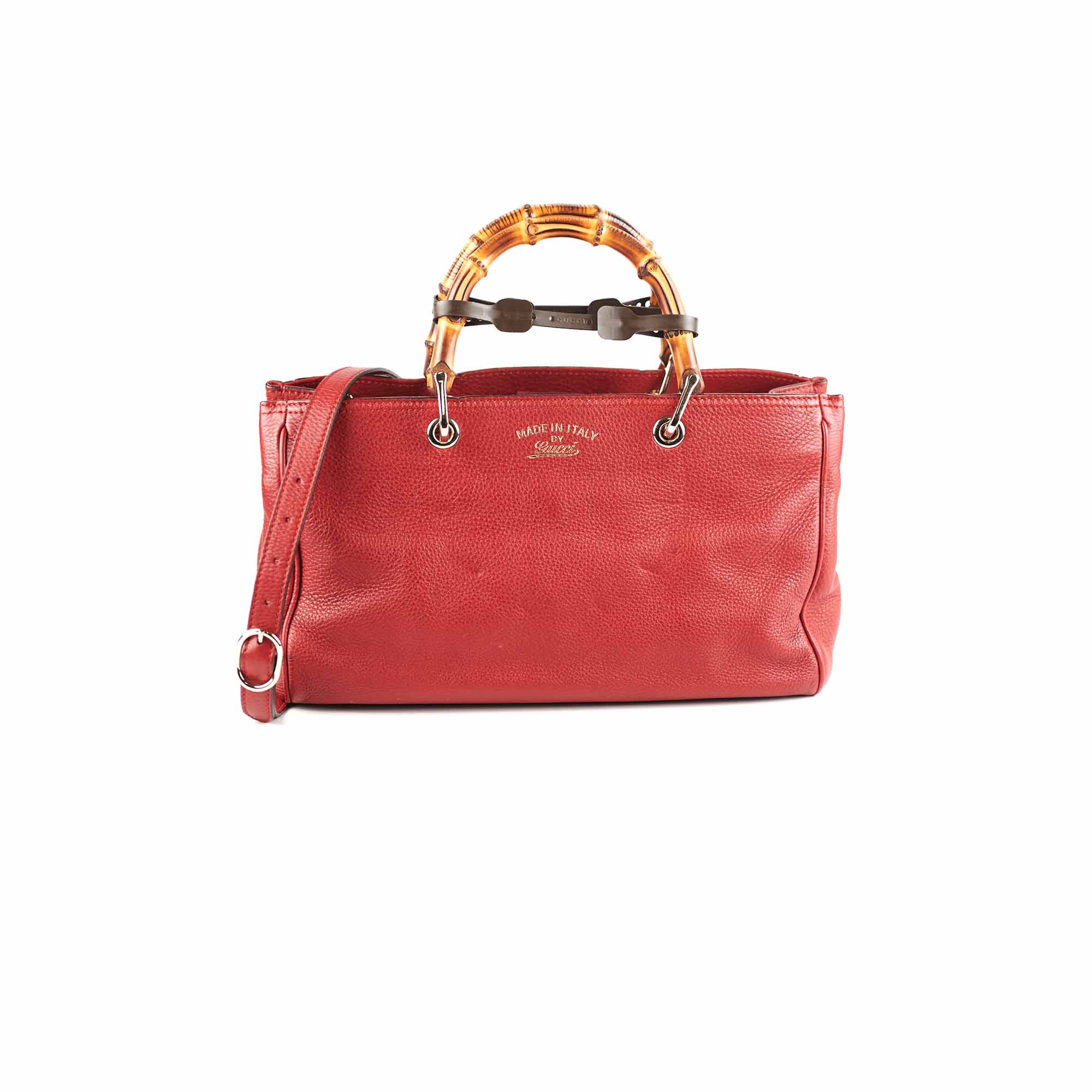 Gucci Bamboo Dark Red Medium Bag THE PURSE AFFAIR