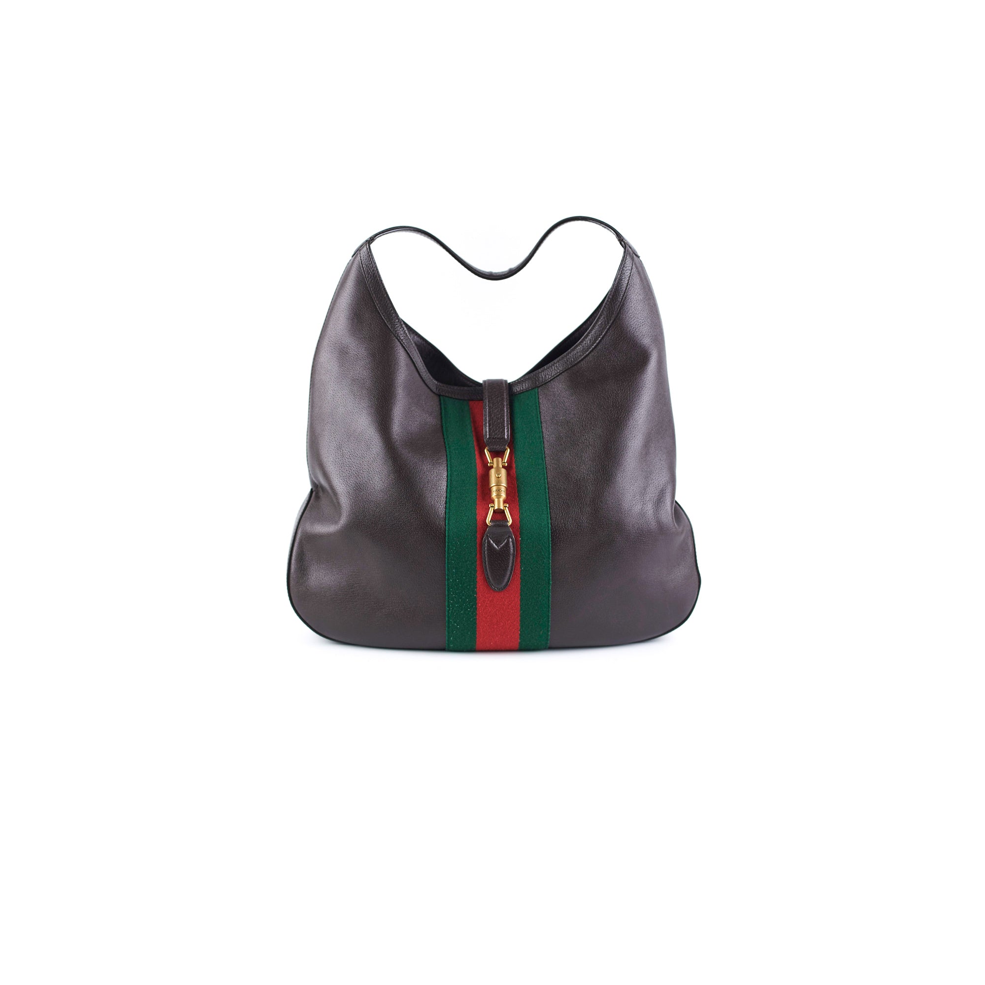 Gucci jackie soft sales leather shoulder bag