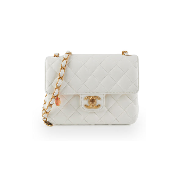 Chanel Vintage 24 Gold Mini Flap Bag - THE PURSE AFFAIR