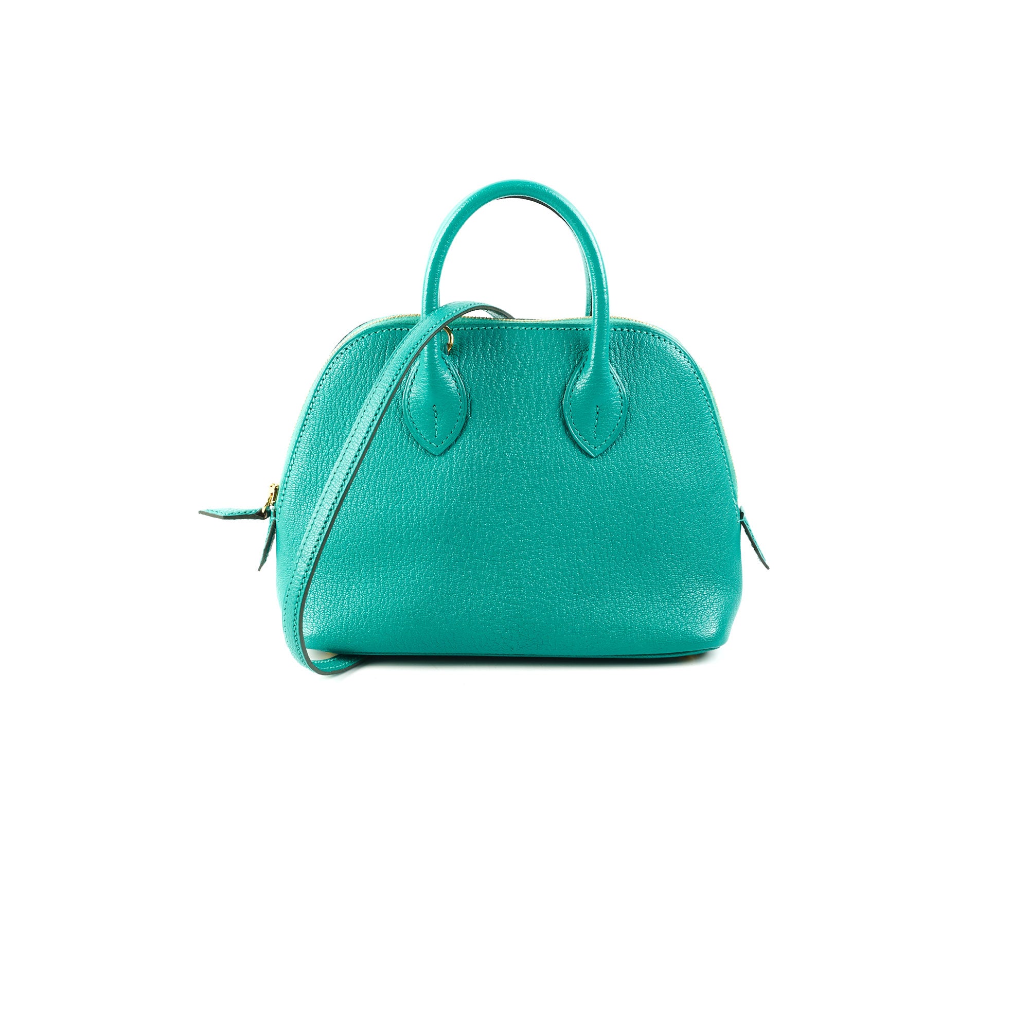 Hermes Mini Bolide Vert Verone D Stamp THE PURSE AFFAIR