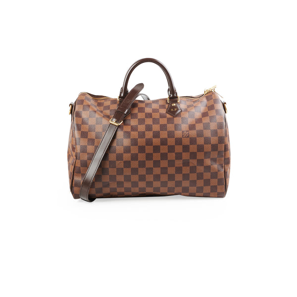 LOUIS VUITTON Damier Ebene Speedy Bandouliere 35 1221779