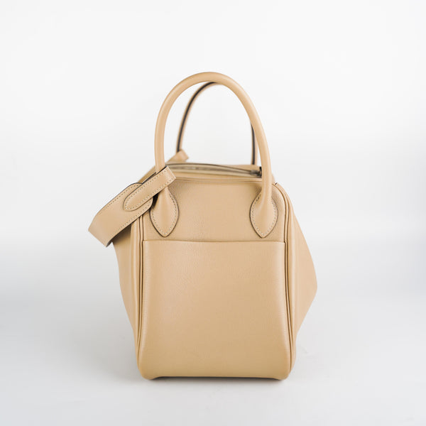 Hermes Lindy 30 Evercolour Vert Cypress SHW Stamp X