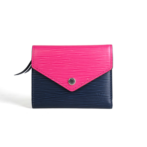 🔴 Louis Vuitton MALLETIER Card Holder Wallet - Blue Epi – PROVENANCE