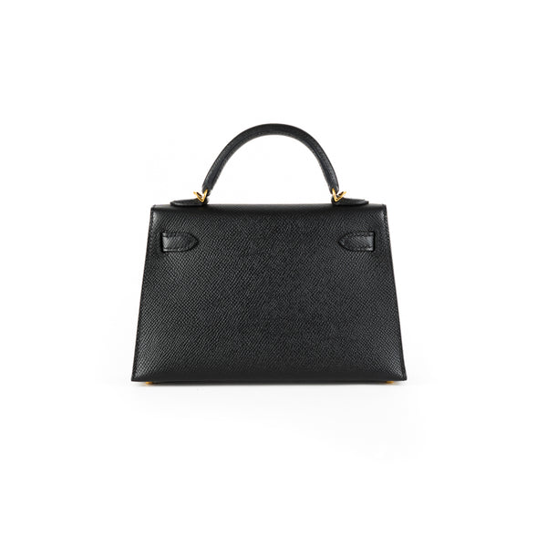 Hermes Kelly Mini Black - THE PURSE AFFAIR