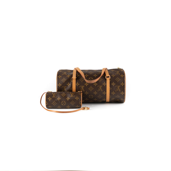 Louis Vuitton Monogram Papillon 30 with Pouch M51365 Brown Cloth  ref.1008187 - Joli Closet