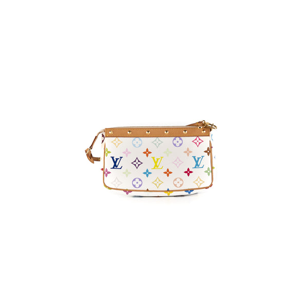 Louis Vuitton White Multicolor Belt 75cm - THE PURSE AFFAIR