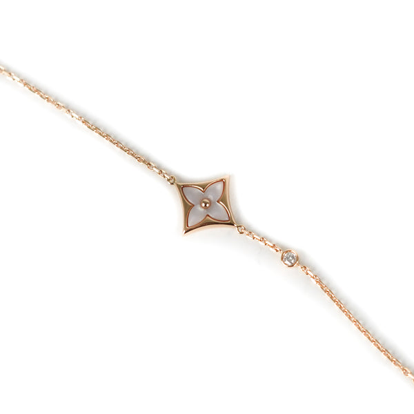 Louis Vuitton® Color Blossom Star Bracelet, Pink Gold And White