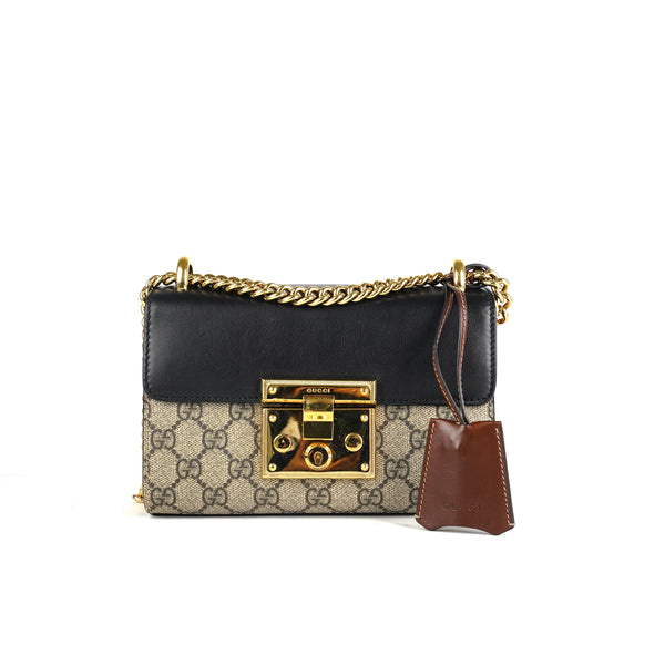 Gucci Padlock Shoulder Bag Large Black - THE PURSE AFFAIR