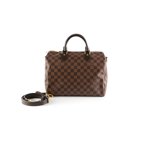 Louis Vuitton Speedy 30 Bandoliere Damier Azur - THE PURSE AFFAIR