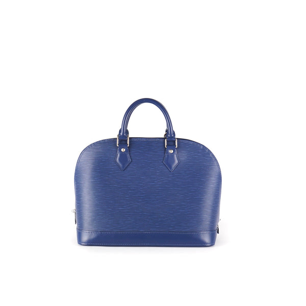 Blue Louis Vuitton Epi Alma PM Handbag – Designer Revival