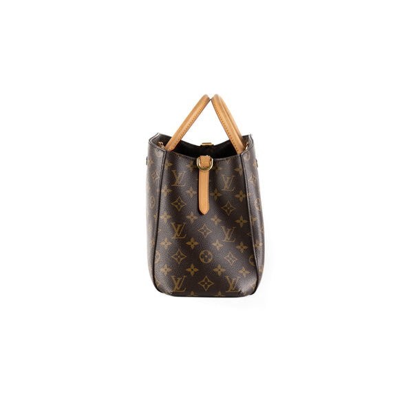 Louis Vuitton Montaigne MM Monogram Canvas Handbag Brown