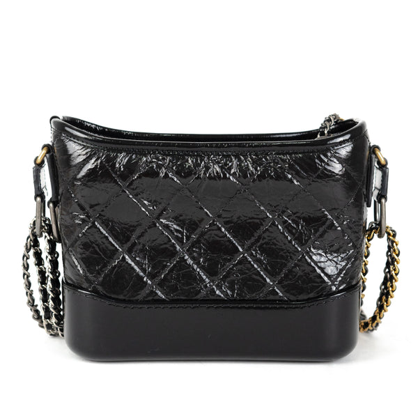 CHANEL Gabrielle Bag Small - Blk & Wht – ALB