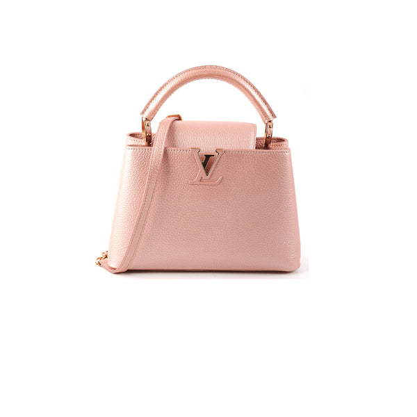Louis Vuitton Capucines BB Black/Pink - THE PURSE AFFAIR