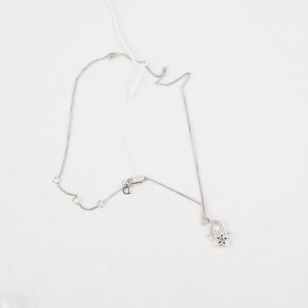 CHRISTIAN DIOR 1990s SILVER STAR PENDANT NECKLACE – RDB