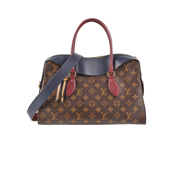 Louis Vuitton Brown Monogram Tuileries Satchel Cloth ref.769907