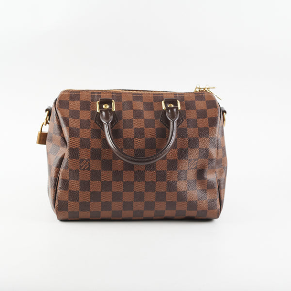 Authentic Louis Vuitton Speedy 25 Damier Ebene Handbag – Posh Pawn
