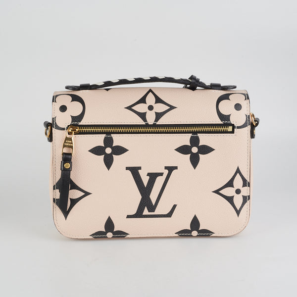 Louis Vuitton Crafty Pochette Metis Black in Embossed Grained Cowhide  Leather with Gold-tone - US