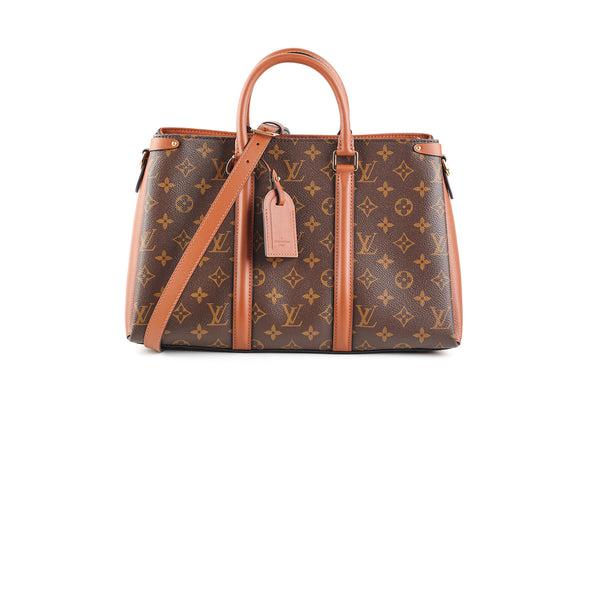 LOUIS VUITTON Monogram Soufflot MM Black 1260832