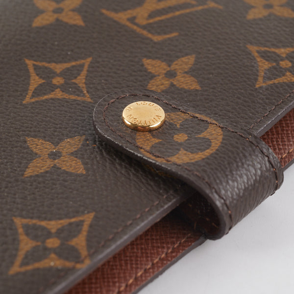 Gold Louis Vuitton Monogram Miroir Small Ring Agenda Cover – Designer  Revival