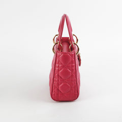 Christian Dior Mini Lady Dior Hot Pink