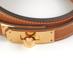 Hermes Kelly 18 Belt Gold Epsom- Stamp X