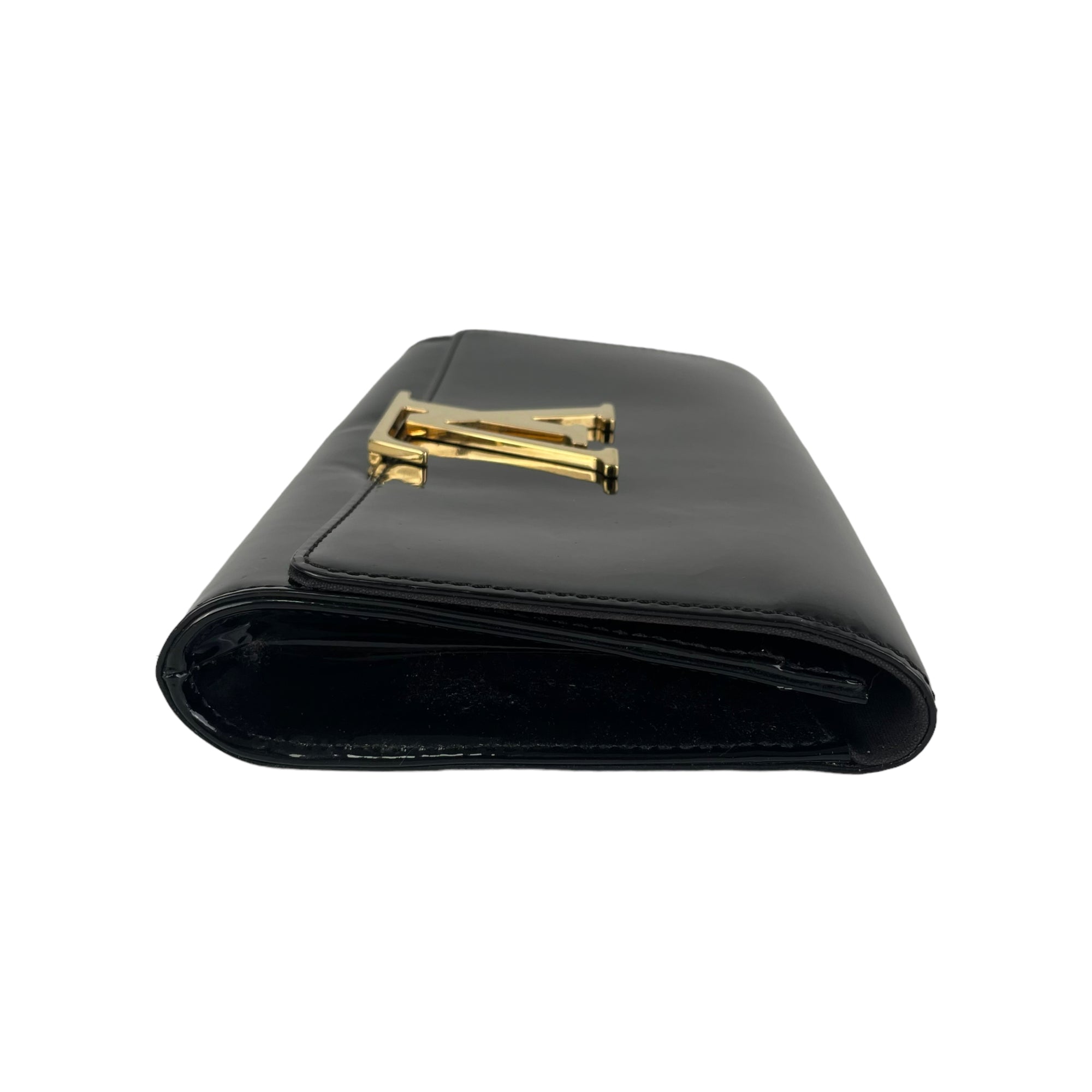 Louis Vuitton Vernis Louise Clutch - Black Clutches, Handbags - LOU801474