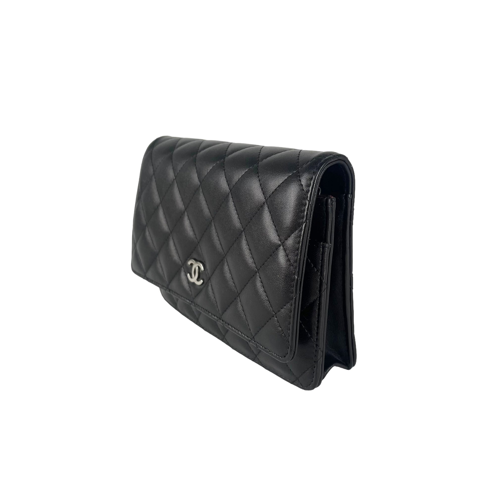 23 Chanel long flap wallet black caviar ghw full set w receipt  Luxury  Bags  Wallets on Carousell