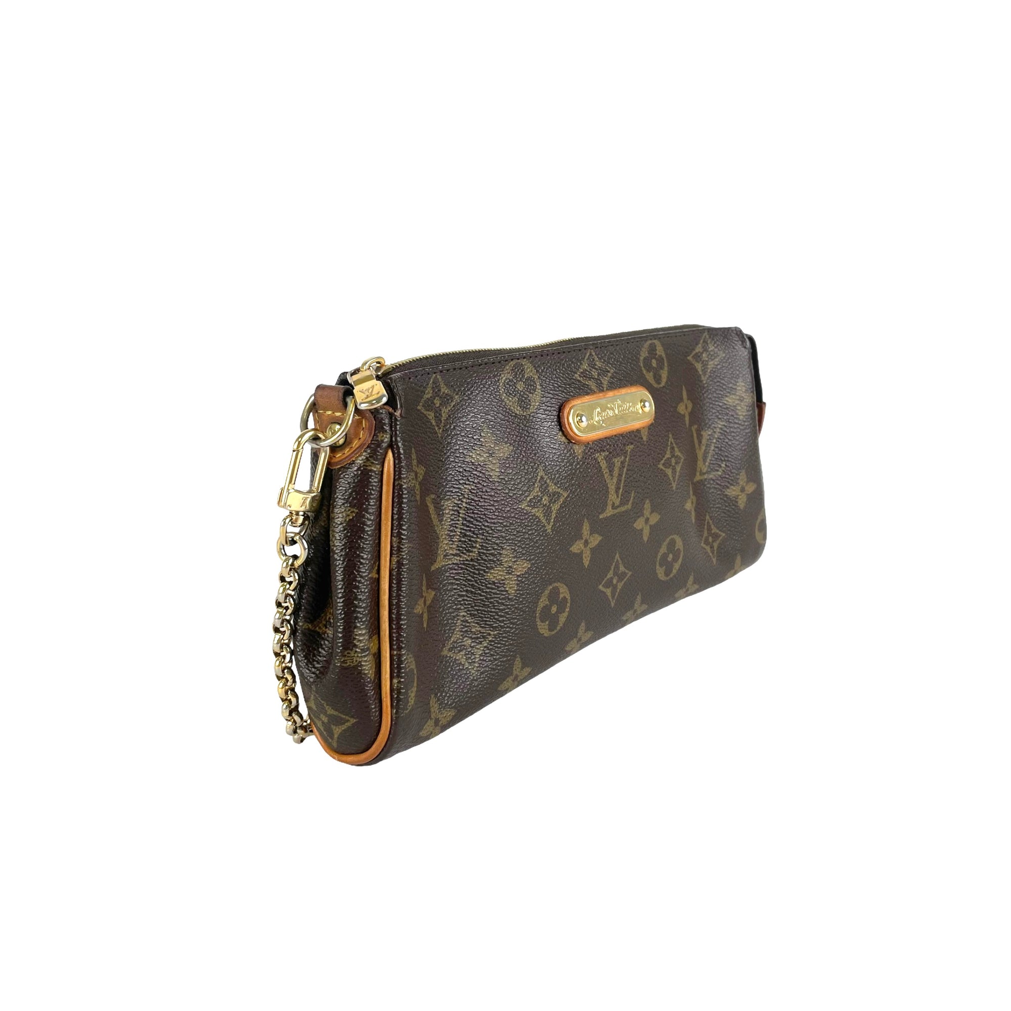 ❤️‍🩹SOLD❤️‍🩹 Louis Vuitton Eva Monogram Chain Clutch Purse Crossbody  Bag(DU1099) - Reetzy