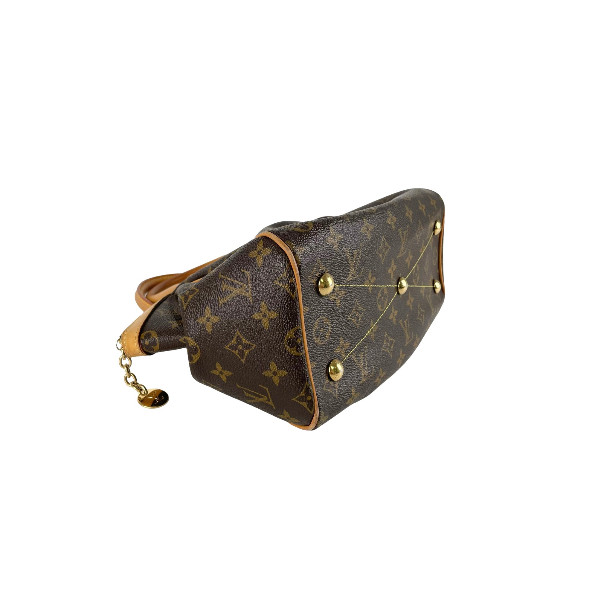 Louis Vuitton, Bags, Louis Vuitton Tivoli Pm Monogram Hand Bag With Card  Authentication And Duster