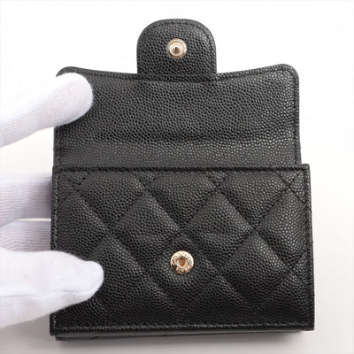 Chanel Classic Long Wallet Caviar Black - THE PURSE AFFAIR