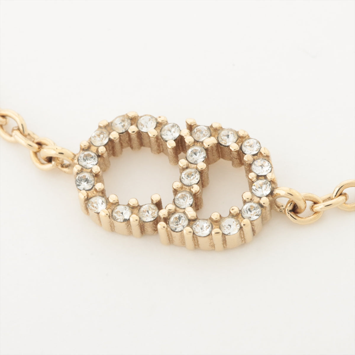 Dior Clair D Lune Bracelet GoldFinish Metal And White Crystals  BOPF   Business of Preloved
