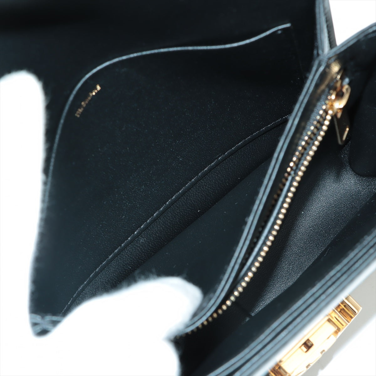 Celine Triomphe Canvas Clutch on Chain - THE PURSE AFFAIR