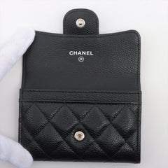 Chanel Caviar Black Card Case