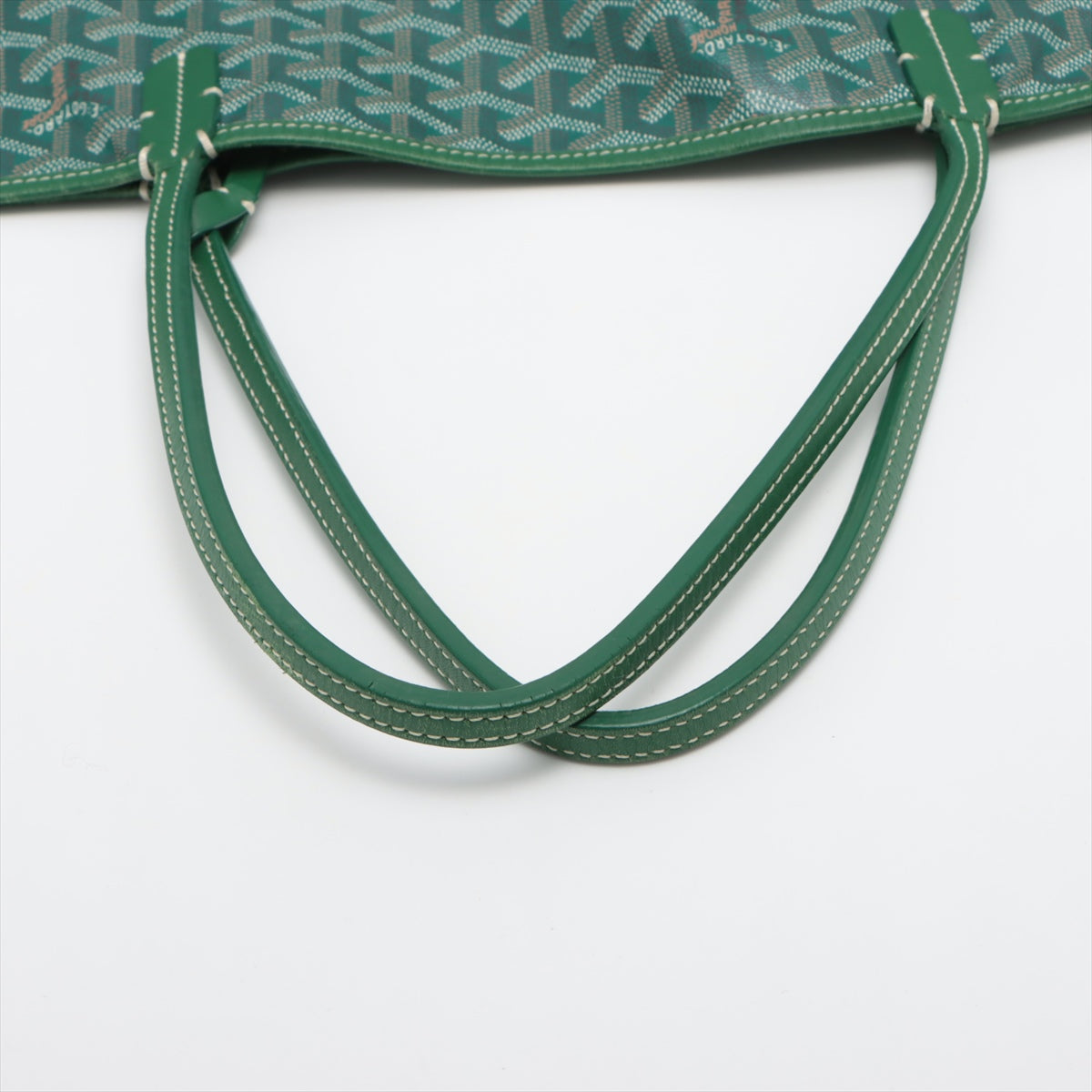 ITEM 12 - Goyard Saint Louis GM Tote Green - THE PURSE AFFAIR