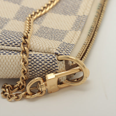 Louis Vuitton Mini Pochette Damier Azur - THE PURSE AFFAIR