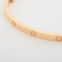 Cartier Love SM Size 15 Yellow Gold Bracelet