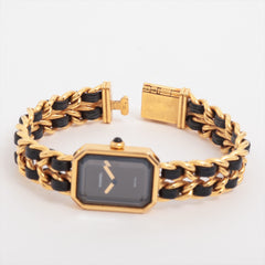 Chanel Premier XL Black Gold Watch