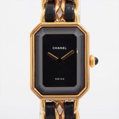 Chanel Premier XL Black Gold Watch