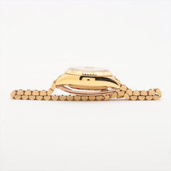 Rolex Datejust 26mm 18k Yellow Gold with Diamonds Watch - 69178G