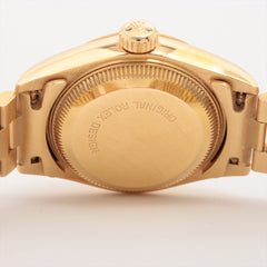 Rolex Datejust 26mm 18k Yellow Gold with Diamonds Watch - 69178G